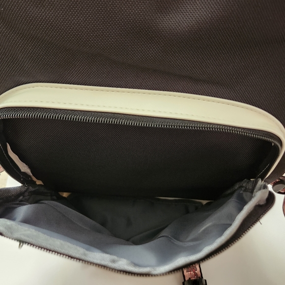 Nezuko Demon Slayer Anime Cosplay School Travel White Black Large Backpack NWOT - Picture 6 of 12